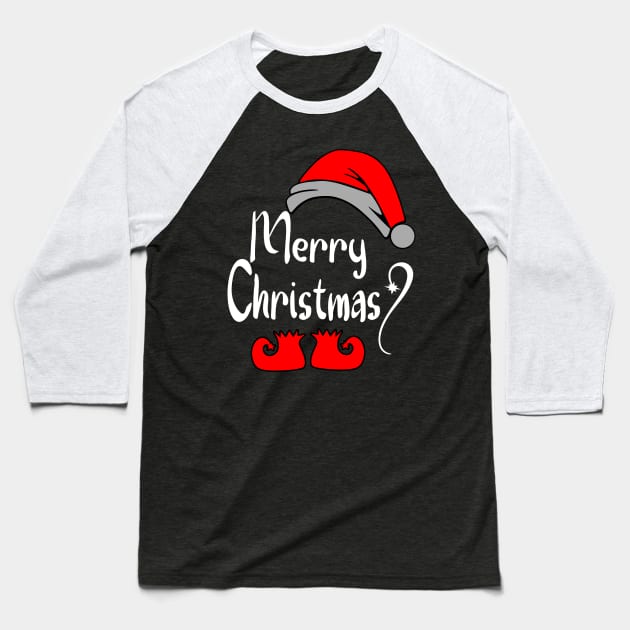 merry christmas Baseball T-Shirt by aborefat2018